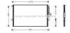 Конденсатор кондиціонера JEEP Grand Cherokee 2.7D 99- (AVA) AVA COOLING JE5018 (фото 1)