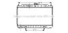 AVA NISSAN Радіатор охолодження двиг. ALMERA II 00-, PRIMERA 02- AVA COOLING DN2245 (фото 1)