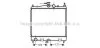 AVA RENAULT Радіатор охолодження Clio III,Modus,Nissan Micra III,Note 1.2/1.6 AVA COOLING DNA2247 (фото 1)