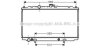AVA NISSAN Радіатор системи охолодження двигуна PRIMERA 2.0 02- AVA COOLING DN2223 (фото 1)