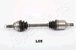 LAND ROVER піввісь прав/лев з ABS 25/28 зуб. FREELANDER I (L314) 1.8 98-06, FREELANDER I Soft Top (L314) 2.0 DI 98-06 JAPANPARTS GIL05
