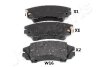 OPEL гальмівні колод. передн. Astra J/K,Insignia 08- JAPANPARTS PAW16AF (фото 1)