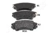OPEL гальмівні колод. передн. Astra J/K,Insignia 08- JAPANPARTS PAW16AF (фото 1)