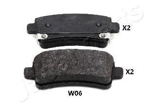 OPEL гальмівні колодки задн.Insignia 08- JAPANPARTS PPW06AF