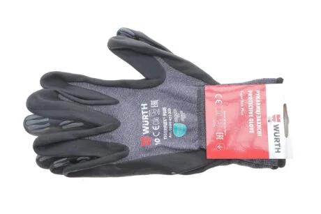 Рукавиці захисні TIGERFLEX PLUS, нейлон, покриття нітрил, пара, р.10 {арт. } WURTH 0899411020