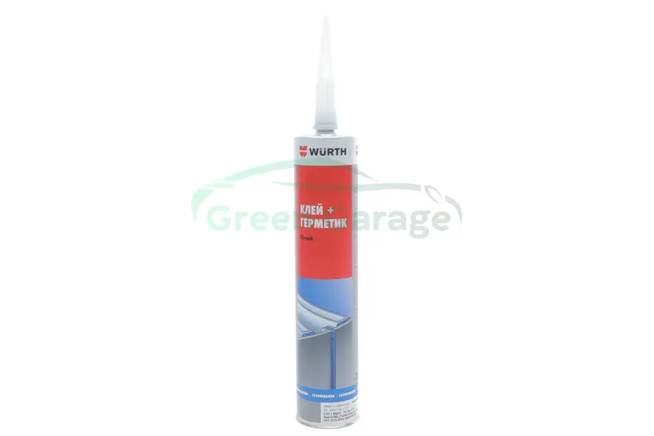 Клей-герметик K+D, комбінований, поліуретановий, білий, 300 ml {арт. } WURTH 08901001 (фото 1)