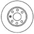 OPEL диск гальмівний передній Astra F,Corsa,Kadett D/E,Vectra A 1.0/1.8 81-00 JURID 561158JC (фото 1)