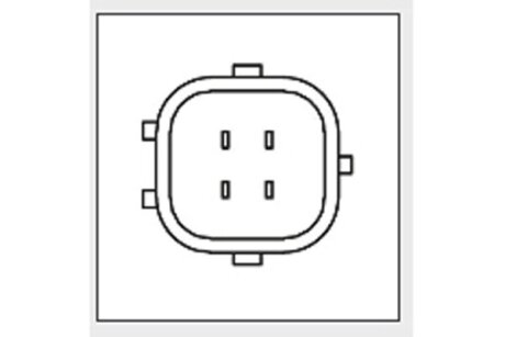 PARTS DB Датчик температуры воды (4-х конт.) W124/W202/W210/W140 Sprinter -06, Vito -03 KAVO ECT1008
