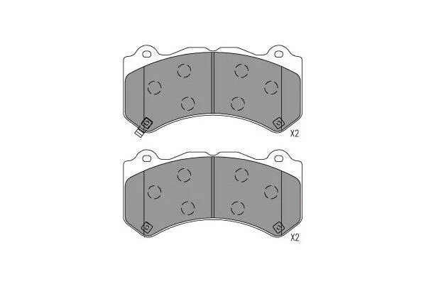 PARTS CHEVROLET Колодки гальмівні Camaro, JEEP KAVO KBP6627 (фото 1)