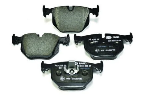 Гальмівні колодки зад. BMW 3(E46)/7(E38)/X5(E53) 94-11 (ATE) (123x59,4x17,3) HELLA PAGID 8DB 355 008091