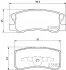 Комплект гальмівних накладок, дискове гальмо HELLA PAGID 8DB 355 009691 (фото 2)