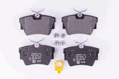 HELLA RENAULT гальмівні колодки задн.Nissan Primastar,Opel Vivaro,Trafic II 1.9/2.5dCi 01- HELLA PAGID 8DB 355 010761