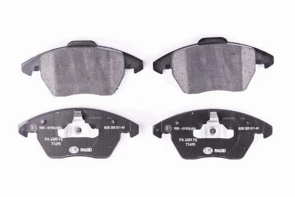 HELLA CITROEN гальмівні колодки передн. C4 Grand Picasso 06-, Peugeot 207, 307, 308 08- HELLA PAGID 8DB 355 011811 (фото 1)