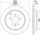 HELLA PRO LAND ROVER гальмівний диск DISCOVERY III, DISCOVERY IV, RANGE ROVER SPORT I HELLA PAGID 8DD 355 118771 (фото 1)