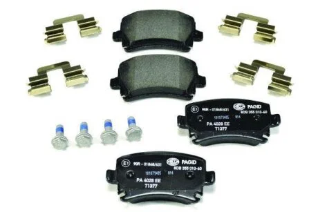 Колодки гальмівні дискові комплект; задн. HELLA PAGID 8DB 355 010601