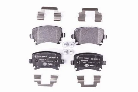 HELLA VW гальмівні колодки задн. AUDI A3 03-Golf V, Caddy, Touran SKODA Octavia HELLA PAGID 8DB 355 011771