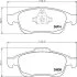 Комплект гальмівних накладок, дискове гальмо HELLA PAGID 8DB 355 014791 (фото 2)