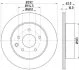 HELLA PRO NISSAN гальмівний диск задн. вентил. X-Trail,Qashqai,Renault Koleos HELLA PAGID 8DD 355 118711 (фото 1)