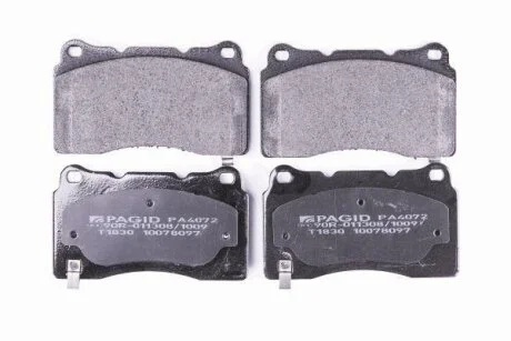 Колодки гальмівні дискові комплект; передн. та задн. HELLA PAGID 8DB 355 014451