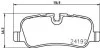 HELLA LANDROVER гальмівні колодки задн.Range Rover Sport 05-,Discovery 04- HELLA PAGID 8DB 355 011981 (фото 2)