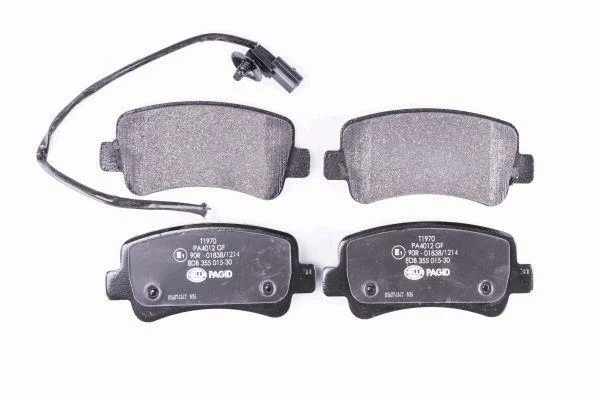 Комплект гальмівних накладок, дискове гальмо HELLA PAGID 8DB 355 015301 (фото 1)