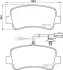 Комплект гальмівних накладок, дискове гальмо HELLA PAGID 8DB 355 015301 (фото 2)