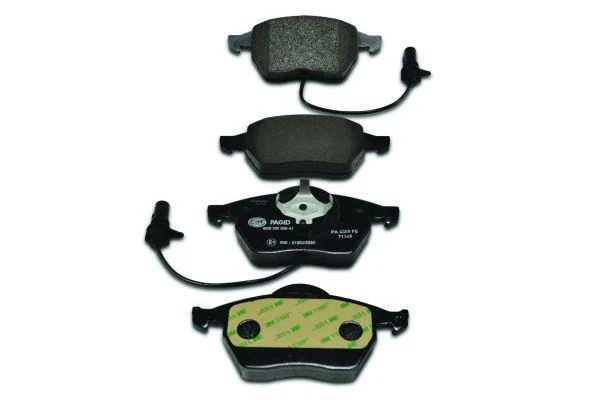 HELLA VW колодки передні Passat,Audi A4/A6 (прямокутний роз єм датчика) HELLA PAGID 8DB 355 008411 (фото 1)