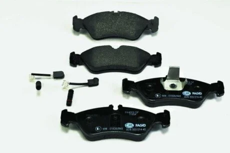 HELLA DB гальмівні колодки задн.(сист. ATE) Sprinter 95-VW LT28-46 96- HELLA PAGID 8DB 355 014401