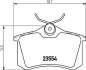 HELLA VW колодки гальмівні задн.Golf,Bora,Passat,Skoda Octavia, Audi HELLA PAGID 8DB 355 019-911 (фото 1)