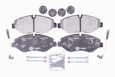 HELLA DB гальмівні колодки передн.Sprinter 06-, Vito 03-,VW Crafter HELLA PAGID 8DB 355 005-521