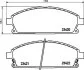 HELLA NISSAN колодки гальмівні передн. Pathfinder II, X-Trail 97- HELLA PAGID 8DB 355 009661 (фото 2)