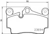 HELLA VW гальмівні колодки задн. Touareg,Porsche Cayenne,Audi Q7 HELLA PAGID 8DB 355 018711 (фото 2)