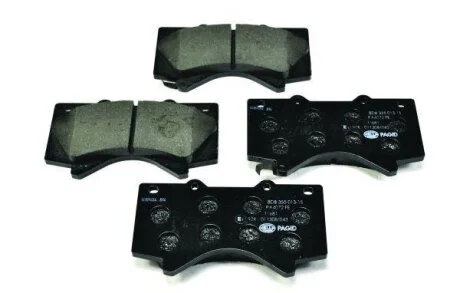 Комплект гальмівних накладок, дискове гальмо HELLA PAGID 8DB 355 013151