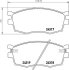 HELLA HYUNDAI колодки гальмівні передн. Kia Rio 05-, Accent 06- HELLA PAGID 8DB 355 006-951 (фото 2)