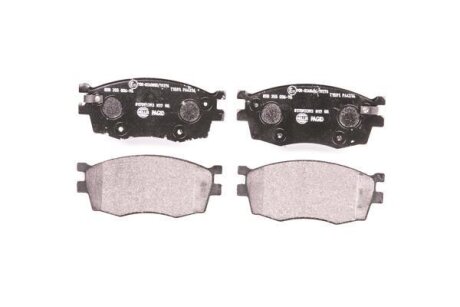 HELLA HYUNDAI колодки гальмівні передн. Kia Rio 05-, Accent 06- HELLA PAGID 8DB 355 006-951 (фото 1)