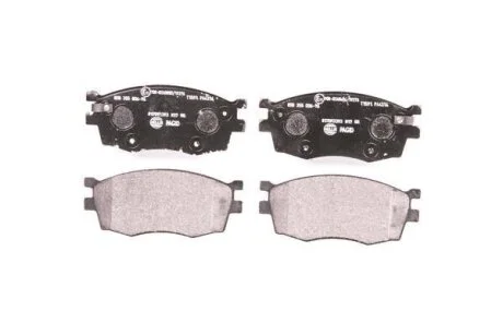 HELLA HYUNDAI колодки гальмівні передн. Kia Rio 05-, Accent 06- HELLA PAGID 8DB 355 006951