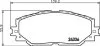HELLA TOYOTA колодки гальмівні передние Auris,Corolla,RAV-4 05- HELLA PAGID 8DB 355 006861 (фото 2)