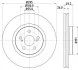 HELLA PRO TOYOTA гальмівний диск передн. Avensis 2.0d/2.4i 03- HELLA PAGID 8DD 355 111651 (фото 1)