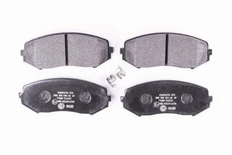 HELLA SUZUKI гальмівні колодки передн.Grand Vitara 1.6/2.0 05- HELLA PAGID 8DB 355 012351