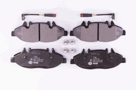 HELLA DB гальмівні колодки передн.Vito,Viano 03- (сист.BOSCH) HELLA PAGID 8DB 355 010651