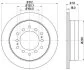 HELLA PRO TOYOTA гальмівний диск задн. LandCruiser Prado 02- HELLA PAGID 8DD 355 114861 (фото 1)