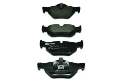 Колодки гальмівні дискові комплект; задн. HELLA PAGID 8DB 355 011301