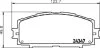 HELLA TOYOTA колодки гальмівні передн.Yaris 05-,Prius 09- HELLA PAGID 8DB 355 012361 (фото 2)