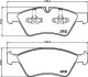 Комплект гальмівних накладок, дискове гальмо HELLA PAGID 8DB 355 012011 (фото 2)