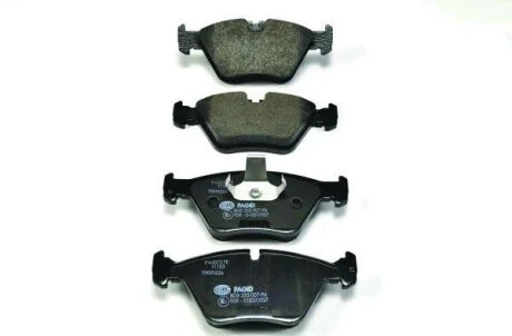 Комплект гальмівних накладок, дискове гальмо HELLA PAGID 8DB 355 007961