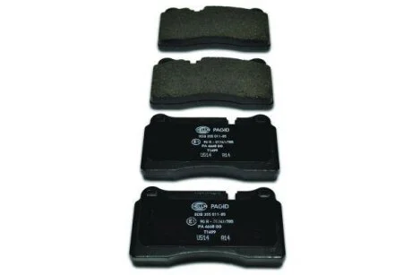 Гальмівні колодки пер. VW Touareg 02- (brembo) HELLA PAGID 8DB 355 011851