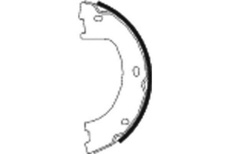 HELLA DB гальмівні колодки ручного гальма Sprinter 06- HELLA PAGID 8DA 355 050-071