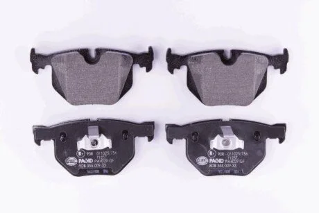 HELLA BMW гальмівні колодки задн.7 E65 01-,E53 X5 02- HELLA PAGID 8DB 355 009331