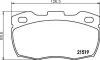 HELLA LAND ROVER гальмівні колодки задні DEFENDER 90- HELLA PAGID 8DB 355 005861 (фото 2)