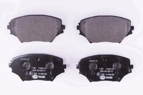 HELLA TOYOTA гальмівні колодки передние Rav 4 II 00- HELLA PAGID 8DB 355 009741